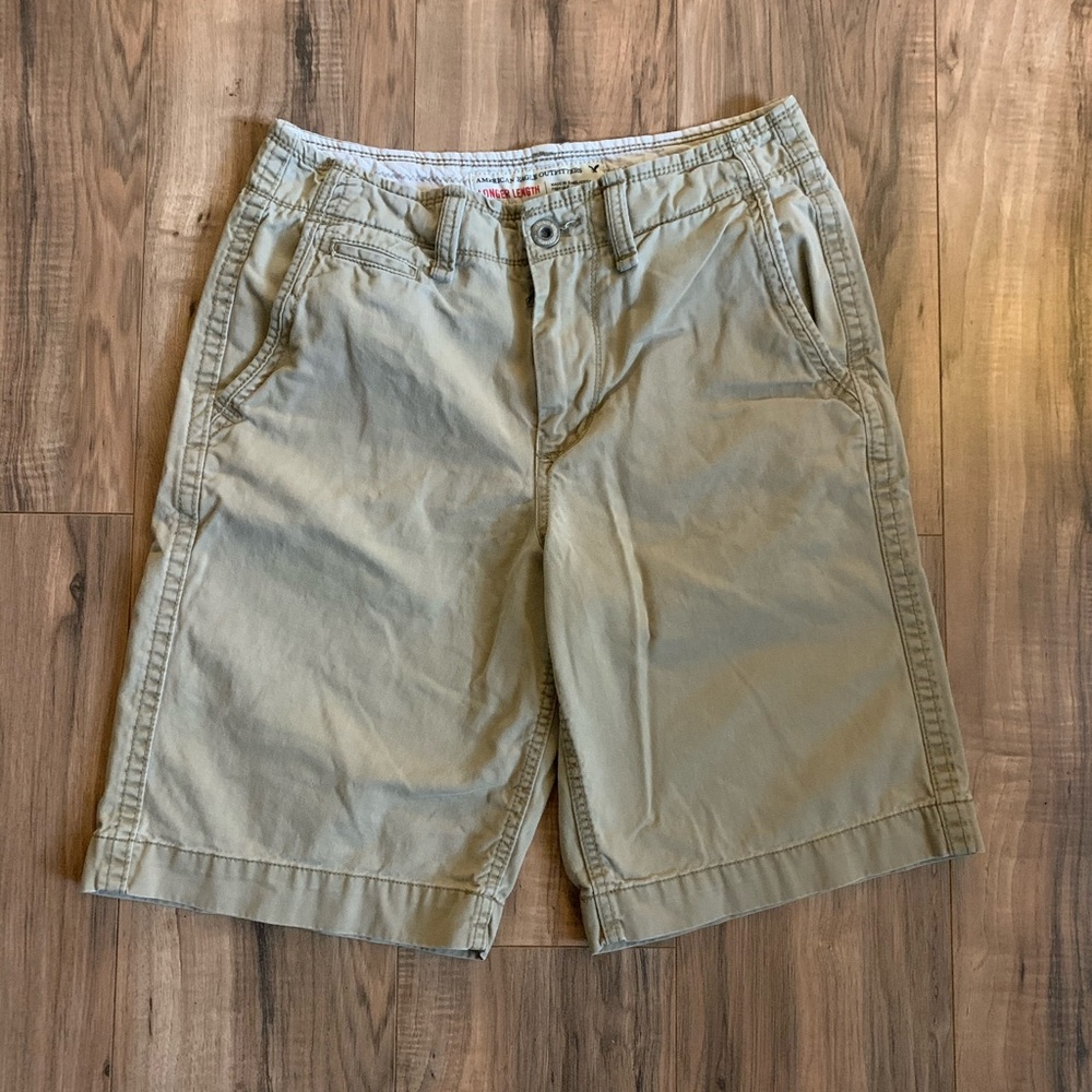 American Eagle Longer Length Cargo Shorts
